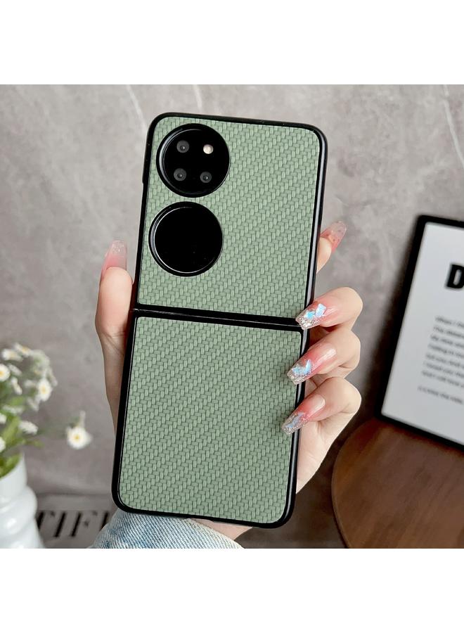 Zaboon Case For Huawei P50 Pocket Weave Texture PC Phone Case - Image 2