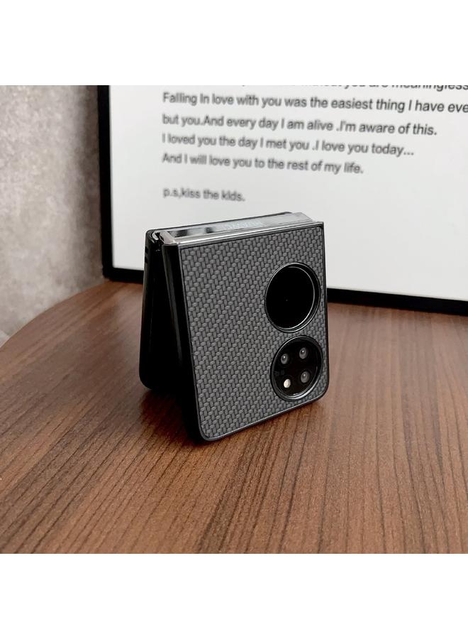 Zaboon Case For Huawei P50 Pocket Weave Texture PC Phone Case - Image 3