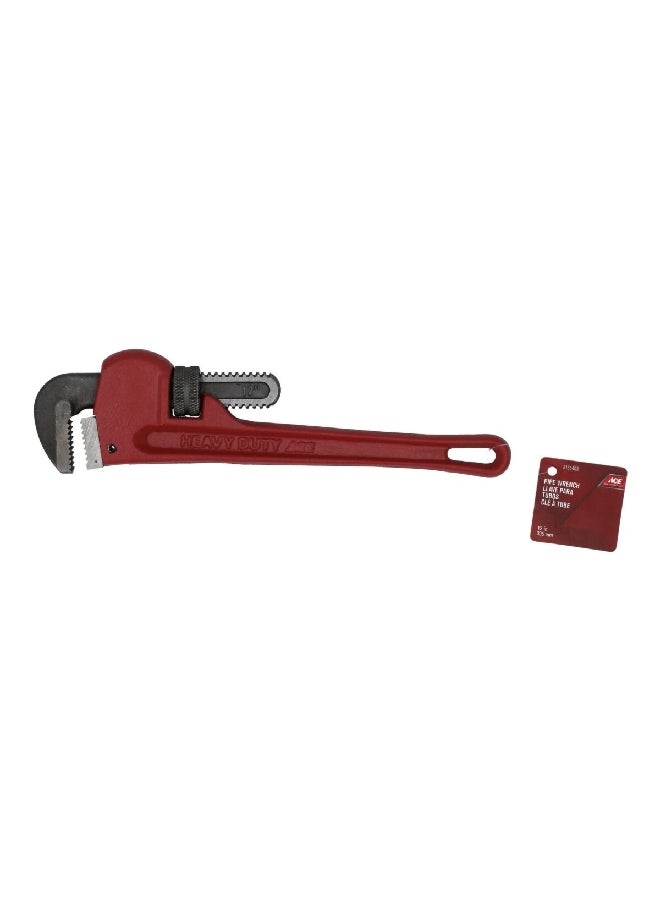 آيس مفتاح مواسير 12 بوصة أحمر ورمادي J0202 - 12  - Image 3