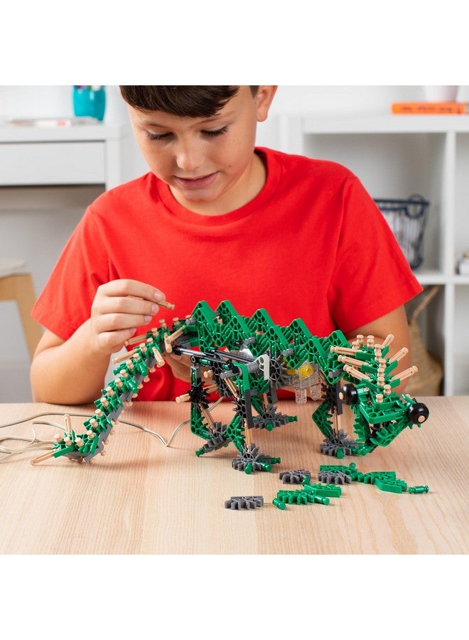 K'NEX - K'NEXosaurus Rex, Motorized Dinosaur Set ‚ 255 Pieces, STEM Building, Engineering Play, Kid Construction Set‚ Ages 7+ - Image 3