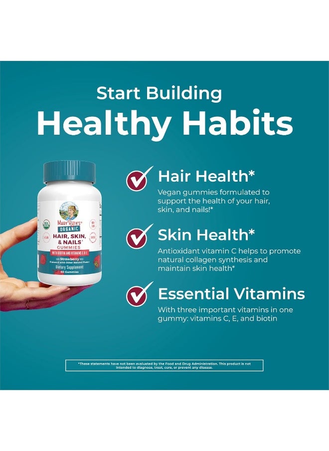 Organic Hair Skin Nail Gummies