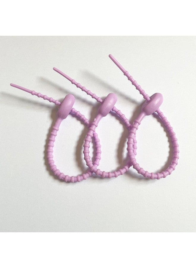 Loquat Tadpole Tie DIY Live Buckle Writer Soft Glue Tie Keychain Jewelry Bag Doll Lanyard Decoration Accessories-Color:Purple 15cm - Image 1