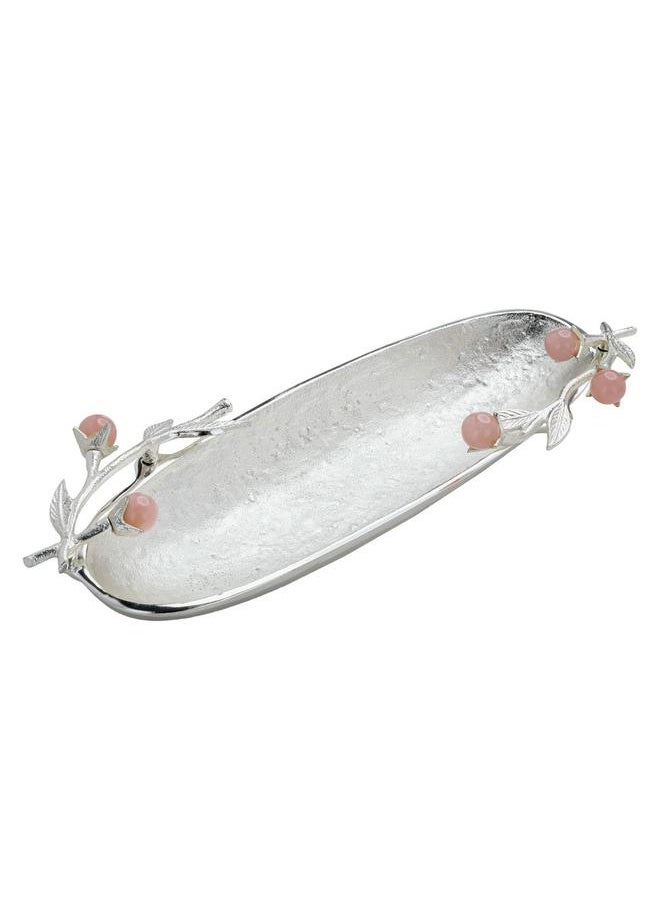 Alsaif Steel Serving Plate 40X13X4 Cm Silver  - Image 2