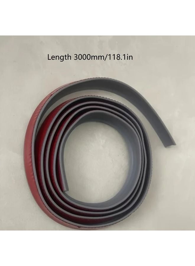 Gray Self Adhesive Water Barrier Strip 3000mm x 25mm x 15mm for Kitchen Countertop Sink Stovetop - Image 1