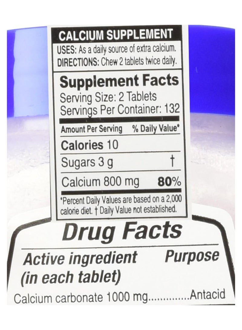 Kirkland Signature Berry Ultra Strength Antacid Calcium Carbonate 1000 Mg  - Image 3