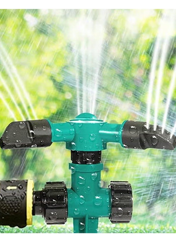 رشاشات الحديقة للفناء، نظام ري أوتوماتيكي يدور 360 درجة، رشاشات مياه للفناء بمساحة كبيرة، وري النباتات، ألعاب للأطفال - Image 1
