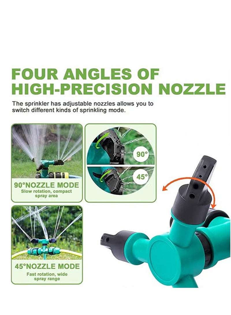 رشاشات الحديقة للفناء، نظام ري أوتوماتيكي يدور 360 درجة، رشاشات مياه للفناء بمساحة كبيرة، وري النباتات، ألعاب للأطفال - Image 3