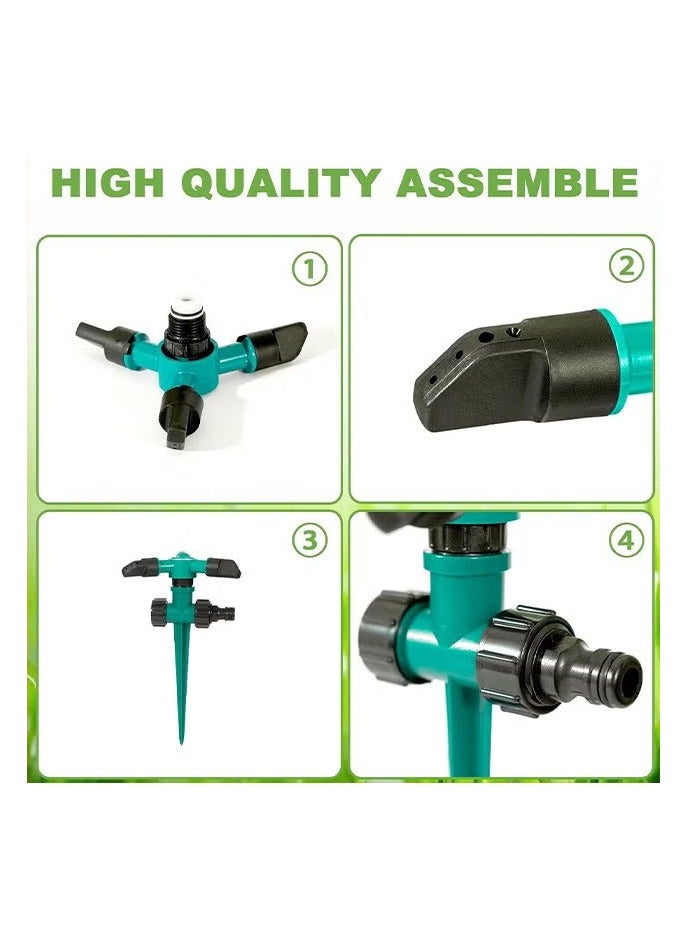 رشاشات الحديقة للفناء، نظام ري أوتوماتيكي يدور 360 درجة، رشاشات مياه للفناء بمساحة كبيرة، وري النباتات، ألعاب للأطفال - Image 5
