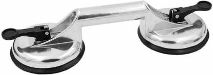 FLAMINGO ENTERPRISE FLAMINGO ENTERPRISE Uptodatetools Two Cup Aluminium Suction Glass Lifter 100 Kg Capacity Glass Carrying Handle 17 cm  - Image 3