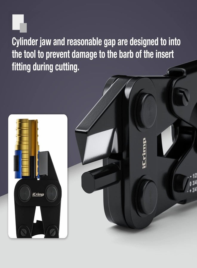 IWISS Copper Ring Removal Tool Decrimping Tool for ASTM F1807 1/2",3/4"and 1" PEX Ring - Image 3