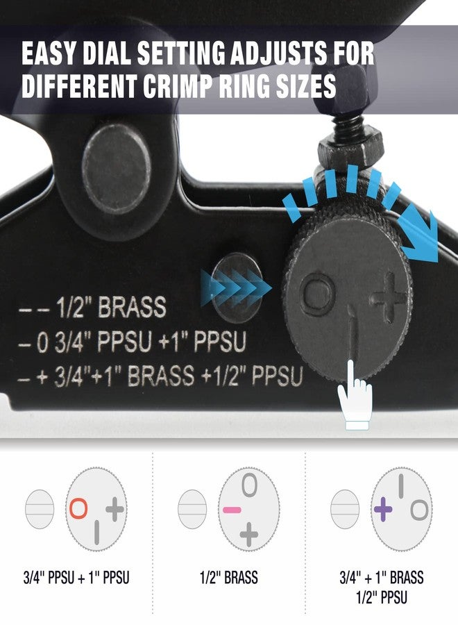 IWISS Copper Ring Removal Tool Decrimping Tool for ASTM F1807 1/2",3/4"and 1" PEX Ring - Image 4