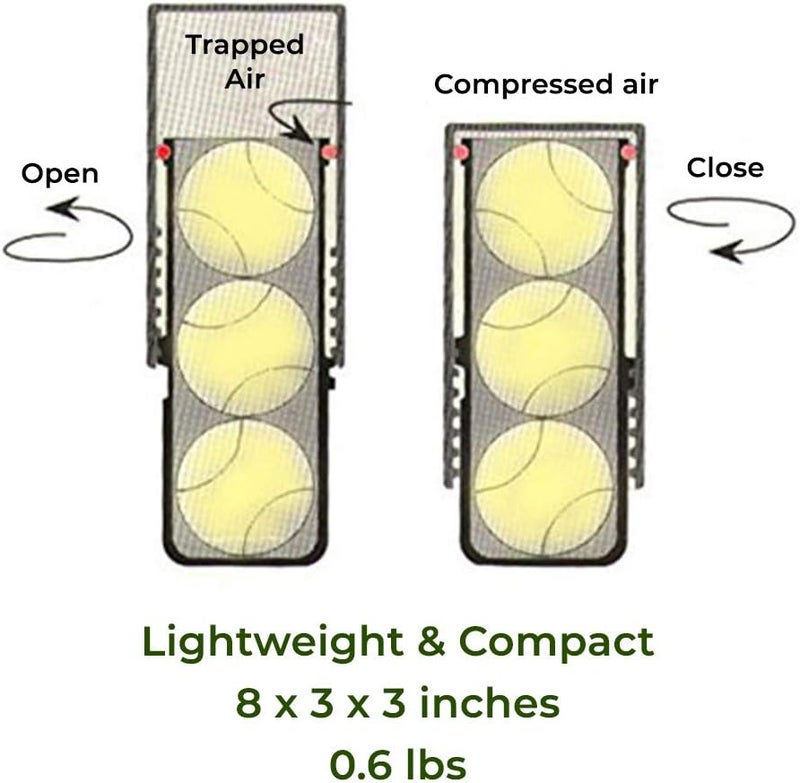 Gexco Tennis Ball Saver - Pressurized Tennis Ball Storage That Keeps Balls Bouncing Like New - Image 4