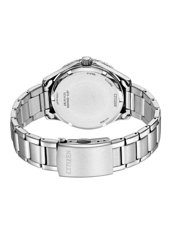 سيتيزن Eco-Drive Women’s Watch FE6170-88L, 36.8 mm Light Green Dial, Stainless Steel Case & Bracelet, 100 m WR - Image 3