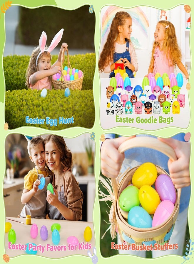 Gralima 20 Pack Easter Eggs with Animal Squishy Toys Easter Basket Stuffers Fillers Plastic Easter Egg Hunt Easter Party Favors for Kids Boys Girls - Image 4