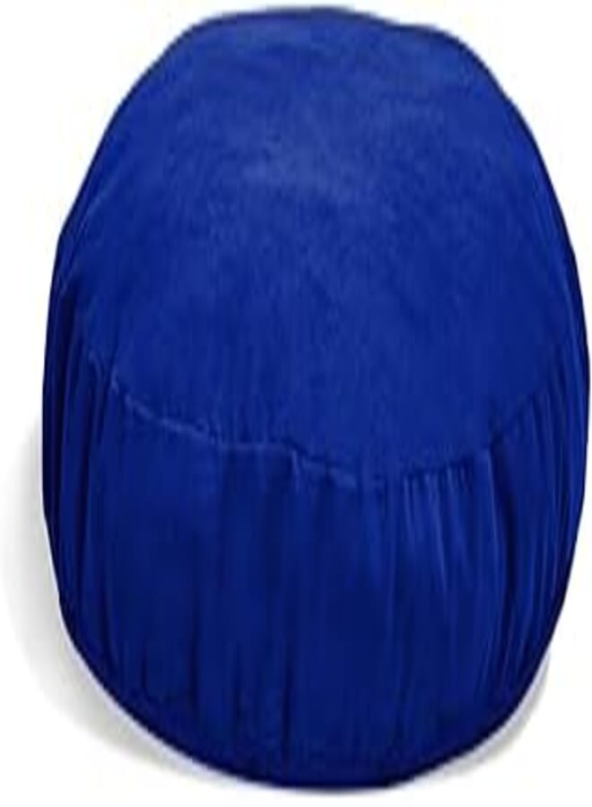 Ricrac Run Round Dog and Cat Bed, Dark Blue Inside