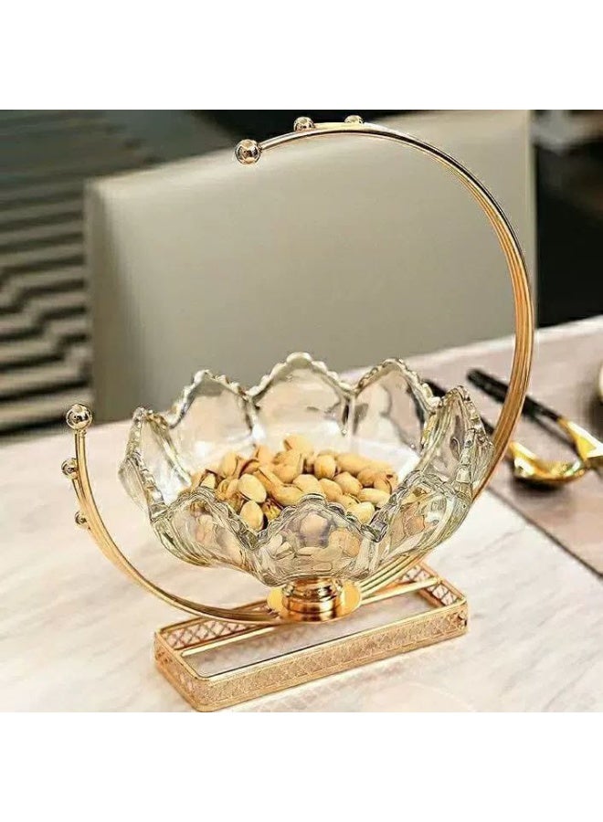 طبق فاكهه شكل هلال ينفع طبق و ينفع ديكور الخامه  استلس جولد × طبق ازاز  - Image 5