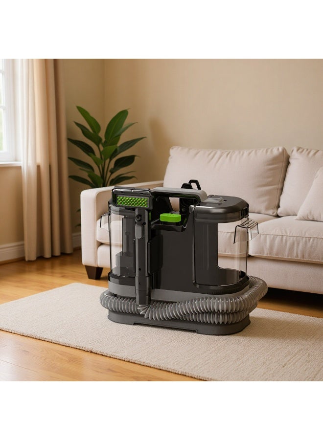 باندا منظف ​​سجاد سلكي جاف ورطب، يزيل البقع الصعبة، سهل الاستخدام على أسطح متعددة: الأرائك والسيارات والمفروشات، 500 واط، أسود - Image 4