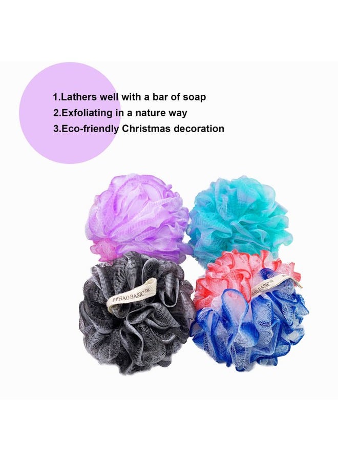 PPHAO BASIC PPHAO - Extra Large Soft Mesh Net Luffa Loofa Loufa Puff - Loofah Sponge - 75g(XXL) - Exfoliating Body Scrubber for Women and Men - Exfoliating Back Scrubber - Image 3