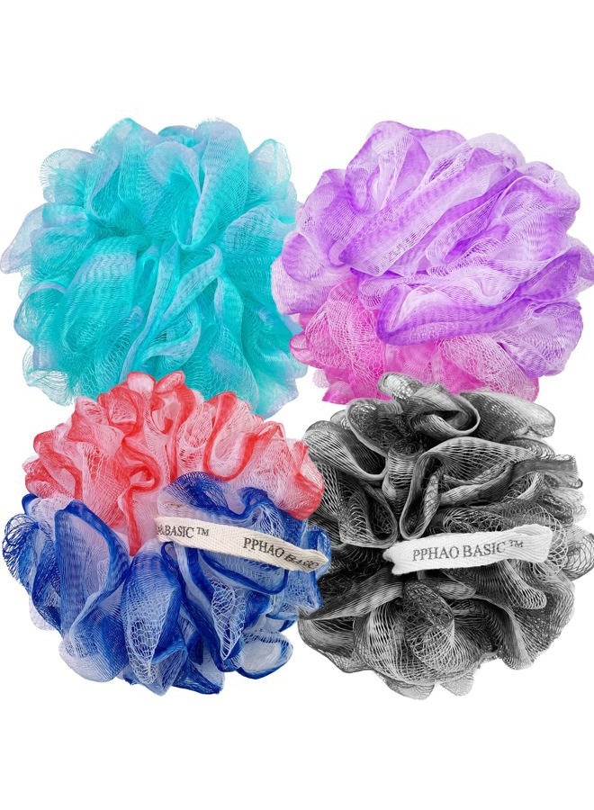 PPHAO BASIC PPHAO - Extra Large Soft Mesh Net Luffa Loofa Loufa Puff - Loofah Sponge - 75g(XXL) - Exfoliating Body Scrubber for Women and Men - Exfoliating Back Scrubber - Image 1