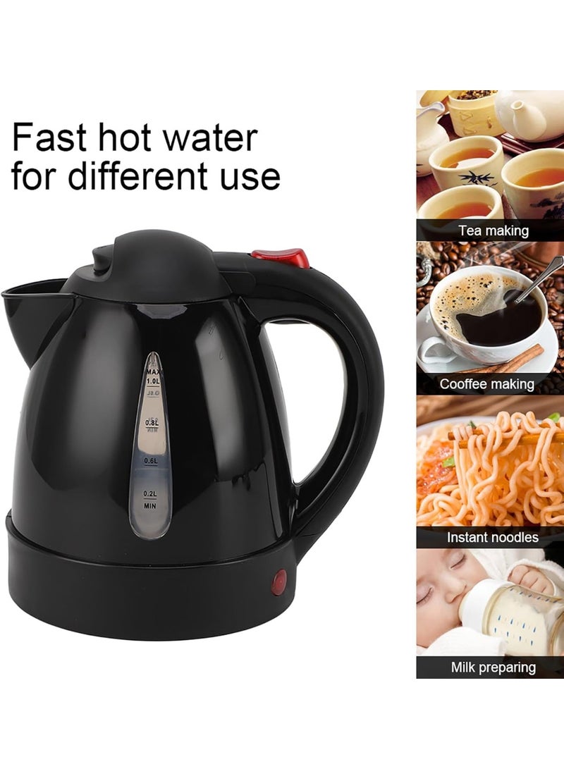 Car Kettle Water Boiler, 1L Travel Electric Kettle with Auto Shut Off, Portable Car Heating Cup, Stainless Steel Car Kettle Boiler, Heater Cup for Car Camping, Road Trip - Image 5