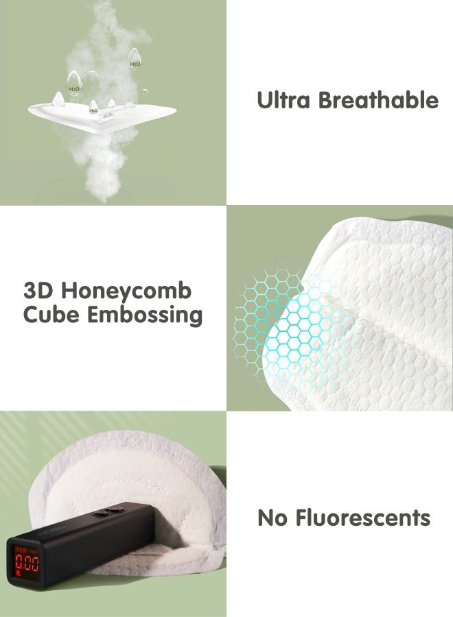 Sharpdo Pack Of 100 Disposable Nursing Nipple Pads, Breast Pads for Breastfeeding - Image 2