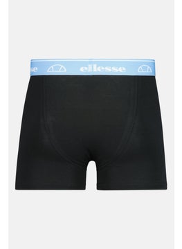 Ellesse Men 3 Pieces Brand Logo Trunks, Black  - Image 4