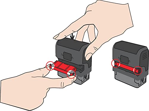 Trodat Replacement Ink Pads 6/4913 – Pack of 2 – Red Ink – for The Printy 4913, 4913 Typo and 4953 - Image 3