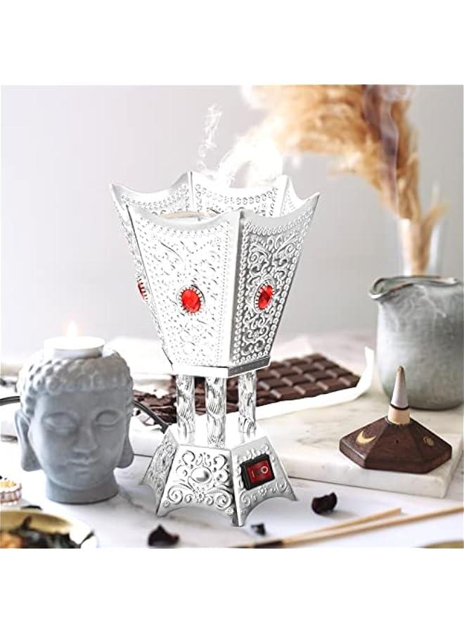 Arabest Electric Incense Burner Traditional Middle Eastern Design for Home and Office with US Plug - Image 5