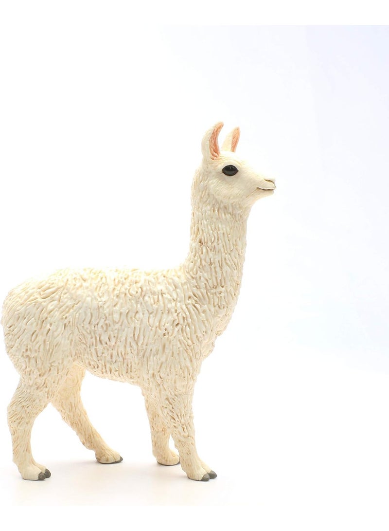 Schleich عالم المزرعة من شلايش، تمثال حيواني، ألعاب مزرعة للأولاد والبنات من 3 إلى 8 سنوات، لاما - Image 1