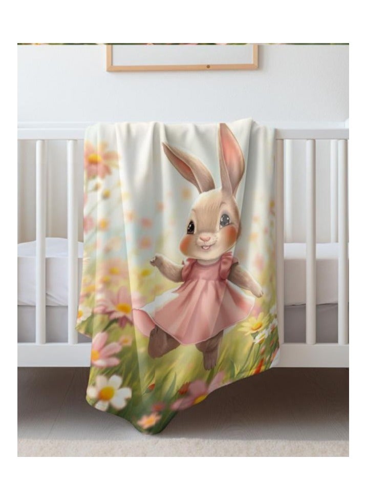 عام بطانية رقيقة من الفانيلا الكرتونية للأطفال أو الطلاب (دافئة ومريحة ومناسبة للنوم والألعاب) 100 سم * 150 سم - 744 - Image 1