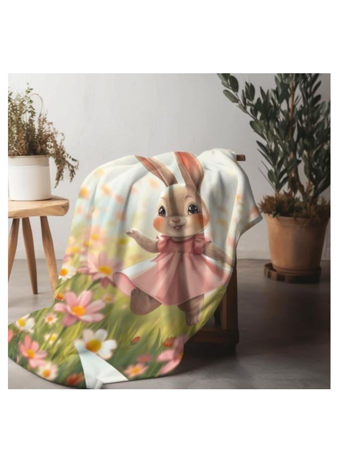 عام بطانية رقيقة من الفانيلا الكرتونية للأطفال أو الطلاب (دافئة ومريحة ومناسبة للنوم والألعاب) 100 سم * 150 سم - 744 - Image 5