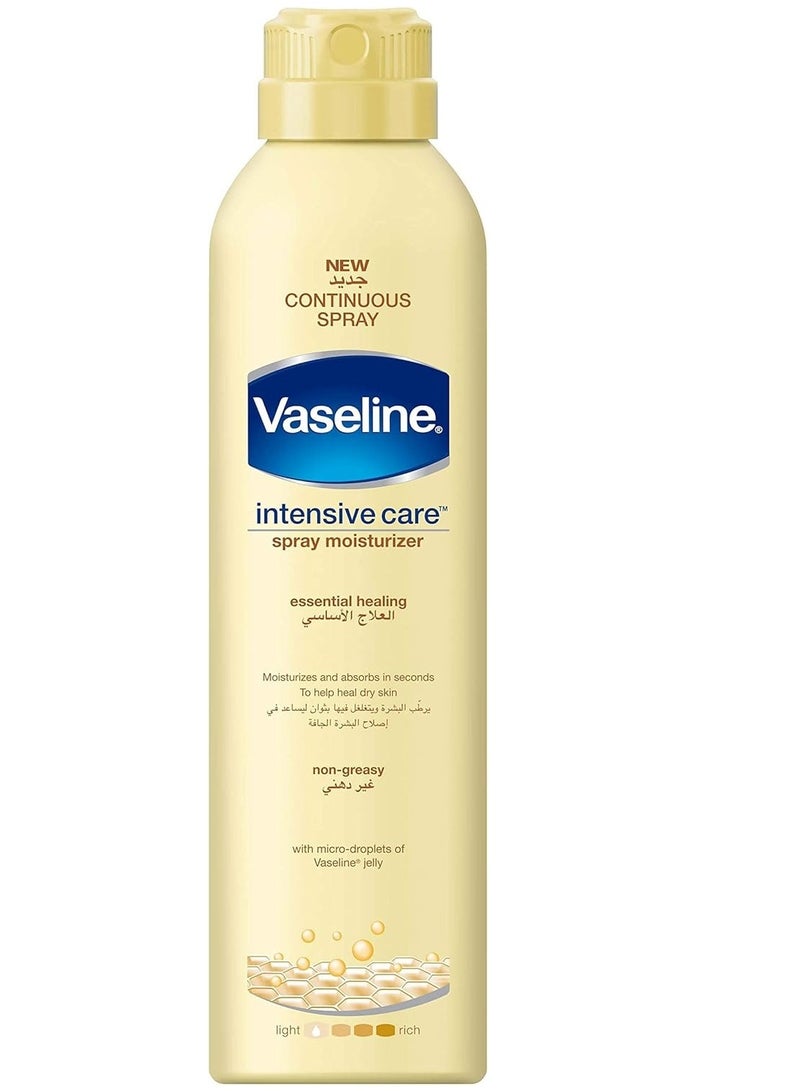 Vaseline Body Spray Essential Healing, 190 ml, Yellow, Pack of 1 - Image 1