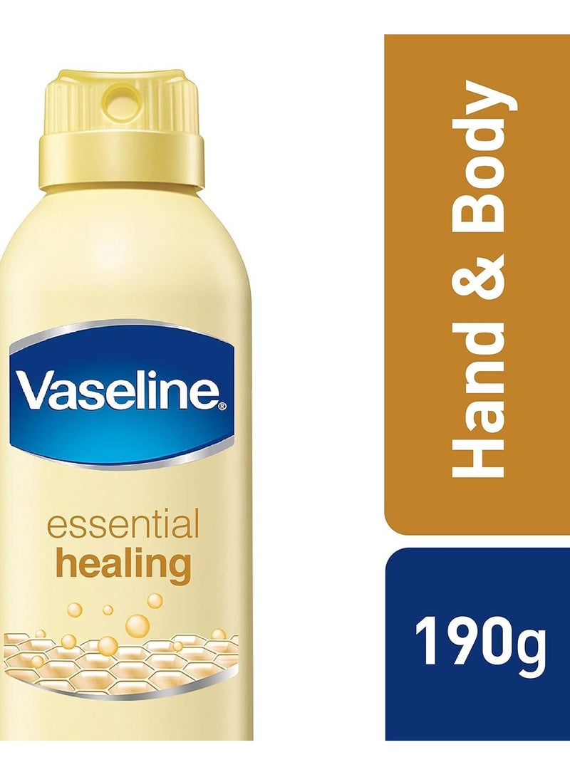 Vaseline Body Spray Essential Healing, 190 ml, Yellow, Pack of 1 - Image 2