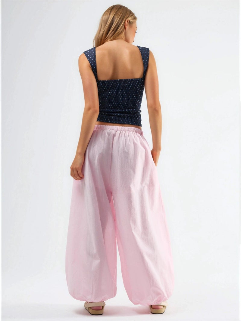 Busem Elastic Waist Balloon Pants with Pockets - Image 5