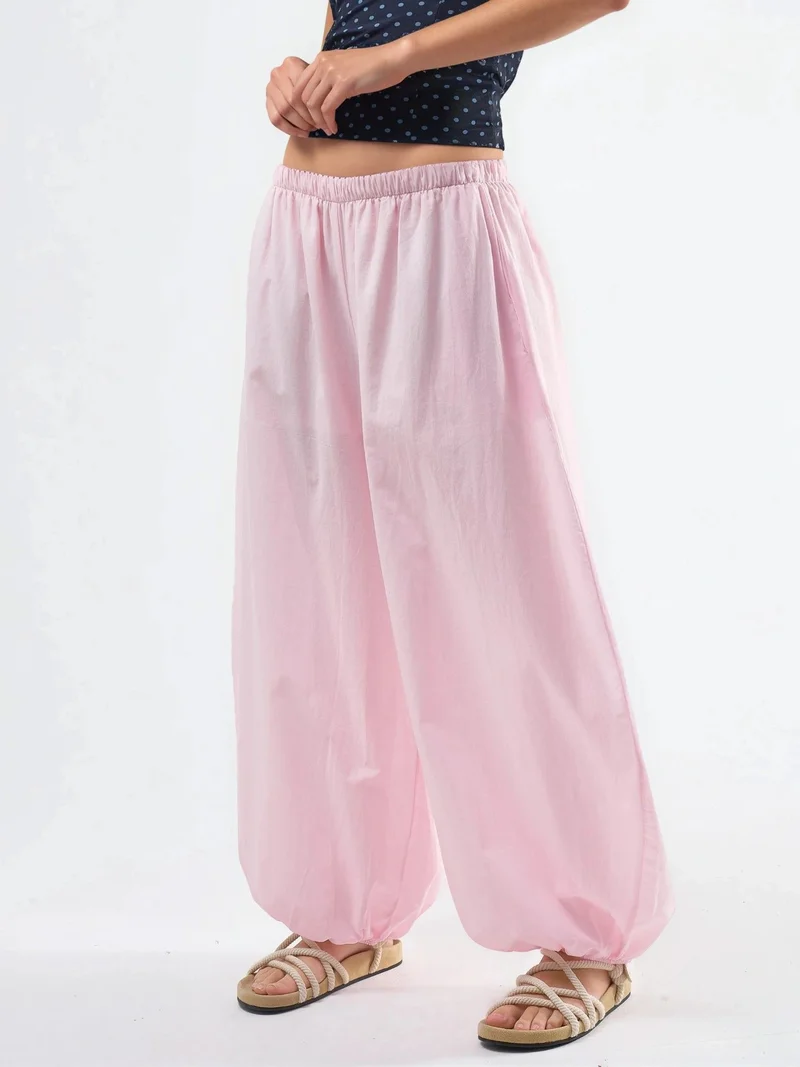 بوسيم BUSEM Elastic Waist Balloon Pants with Pockets