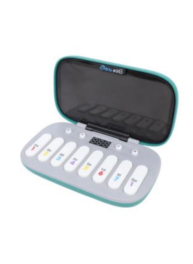 Portable Electronic Keyboard Mini Digital Piano with 7 Mode Music Rhythms for Hand Speed Practice Parent Child Interaction - Image 1