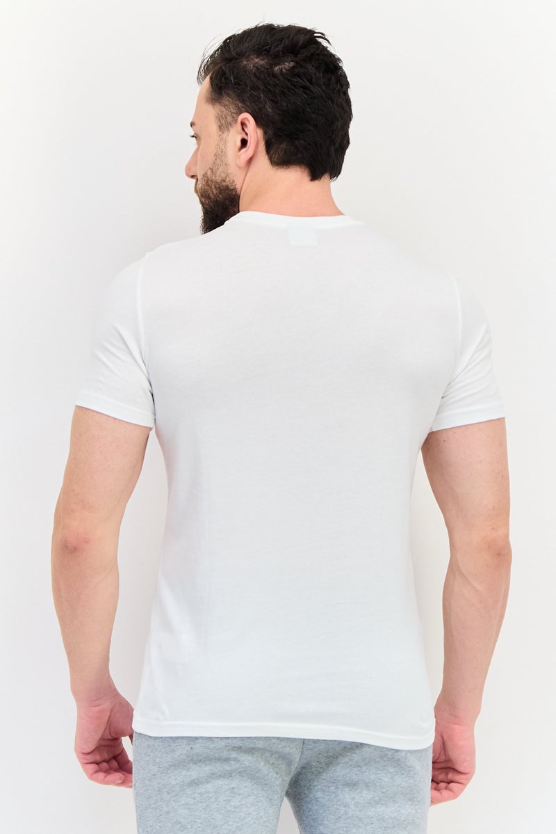 PUMA تي شيرت رياضي للرجال بأكمام قصيرة مناسب في الهواء الطلق، أبيض - Image 3