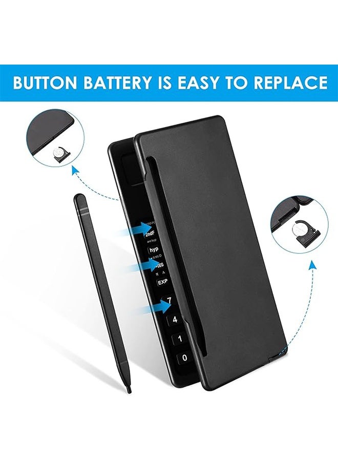 RH Advanced Scientific Calculator, 10 Digit Foldable Scientific Calculator, Erasable LCD Writing Tablet for School, Engineering, Teachers with Pen Included - Image 4