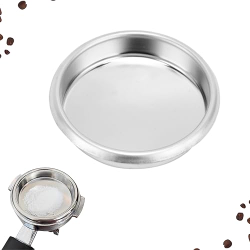 GLOGLOW Coffee Machine Accessories, 54mm Backflush Insert Metal Backflush Insert Coffee Machine Stainless Steel Backflush Insert Metal Blind Filter for Sage8 Series - Image 1