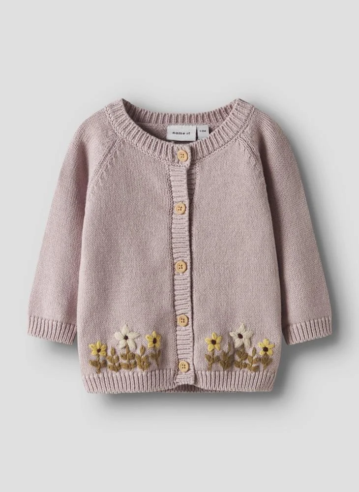 NAME IT Kids Nbfkamma Flower Cardigan