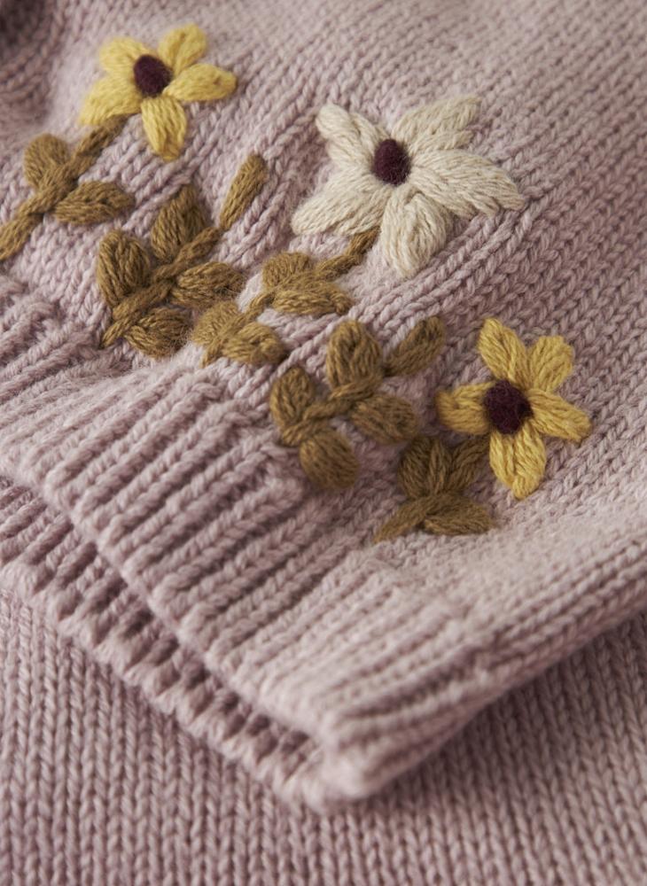 NAME IT Kids Nbfkamma Flower Cardigan  - Image 3