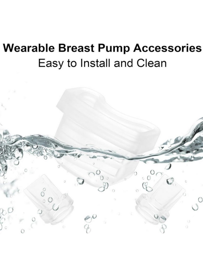 6-Pack Duckbill Valves & Silicone Diaphragms for MomMed S21/S23/S18 Breast Pump, Food-Grade Replacement Parts for Enhanced Performance & Hygiene - Image 4