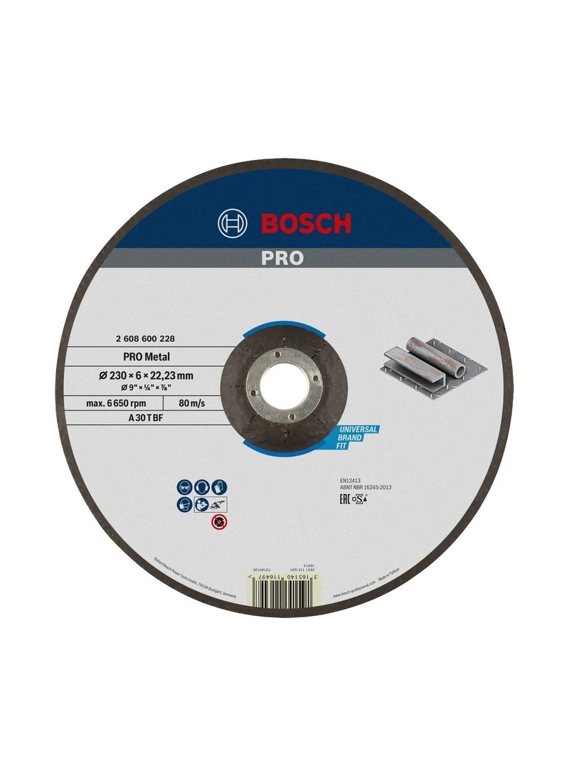 Bosch Grinding Disc 9" (230mm) – Made in Slovenia – 2608600228 - Image 1