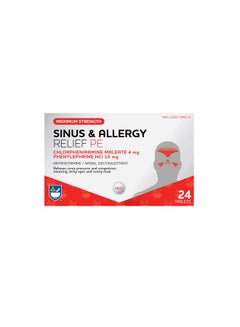 What Is Star Rite In Medication RITE AID Sinus & Allergy Relief Pe Tablets, Maximum Strength- 24 Count ...