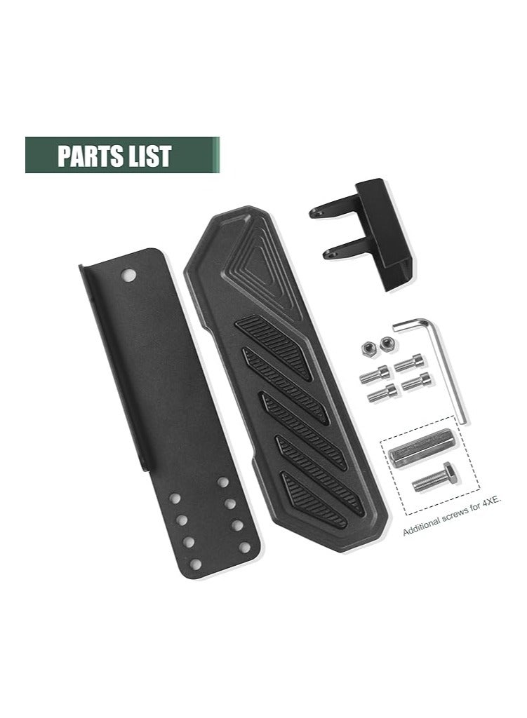 Generic Adjustable Left Side Kick Pedal Non-slip Aluminum Footrest Pad, Suitable for Jeep Wrangler JL JLU 2018-2024 4XE and Jeep Gladiator JT  - Image 2