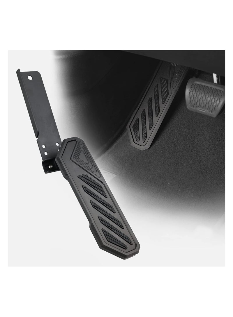 Generic Adjustable Left Side Kick Pedal Non-slip Aluminum Footrest Pad, Suitable for Jeep Wrangler JL JLU 2018-2024 4XE and Jeep Gladiator JT  - Image 1