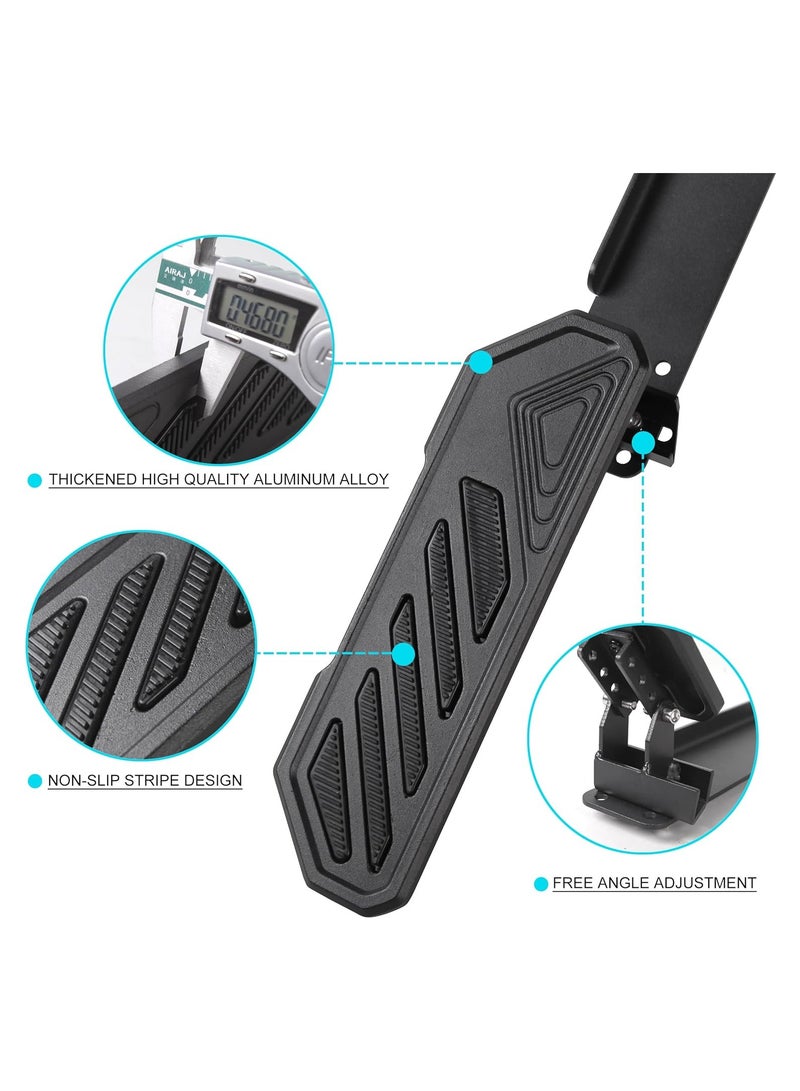 Generic Adjustable Left Side Kick Pedal Non-slip Aluminum Footrest Pad, Suitable for Jeep Wrangler JL JLU 2018-2024 4XE and Jeep Gladiator JT  - Image 3