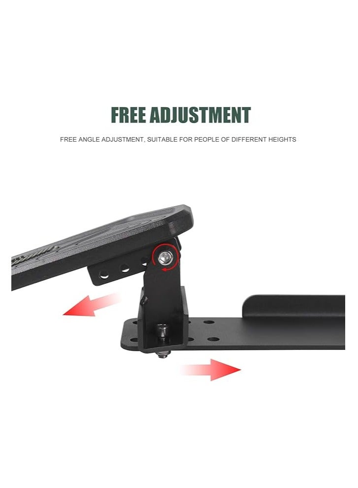 Generic Adjustable Left Side Kick Pedal Non-slip Aluminum Footrest Pad, Suitable for Jeep Wrangler JL JLU 2018-2024 4XE and Jeep Gladiator JT  - Image 5