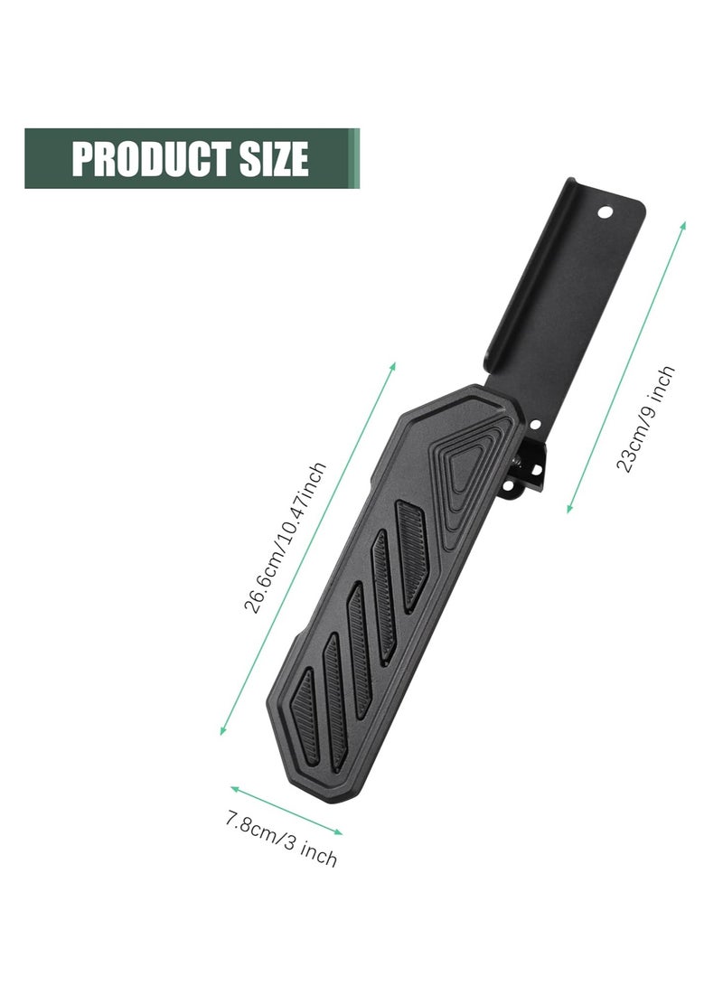Generic Adjustable Left Side Kick Pedal Non-slip Aluminum Footrest Pad, Suitable for Jeep Wrangler JL JLU 2018-2024 4XE and Jeep Gladiator JT  - Image 4