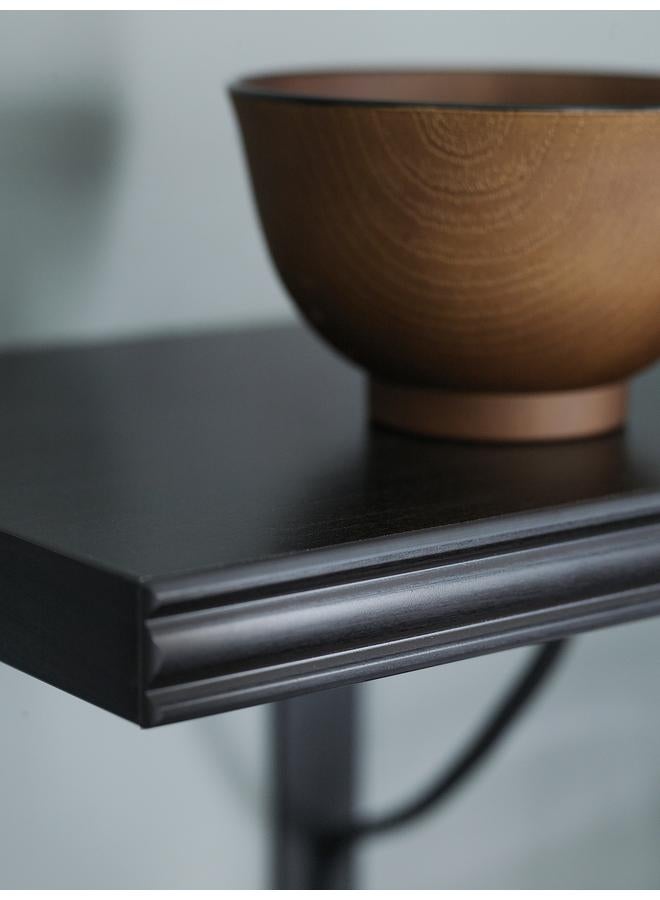 Zaboon Shelf, Brown-Black, 80X30 Cm - Image 4